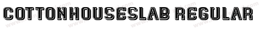 CottonhouseSlab Regular字体转换